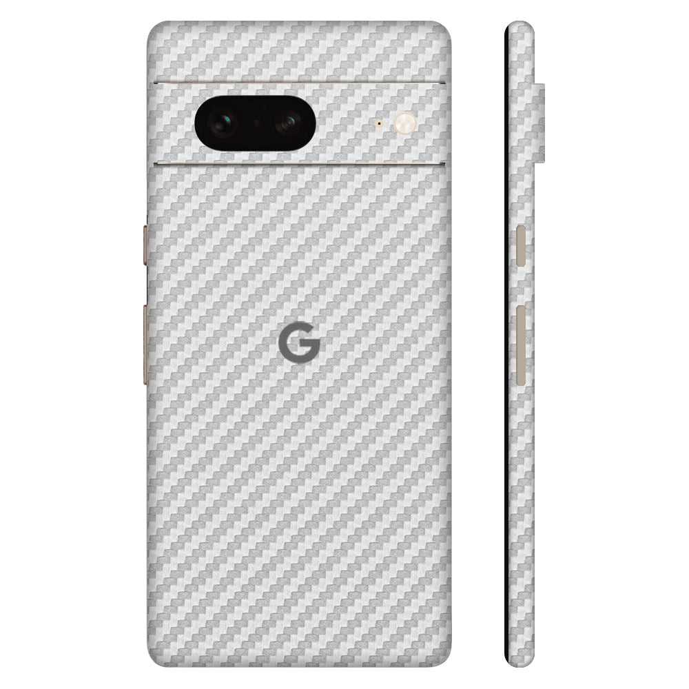 Pixel7a シルバーカーボン 全面カバー