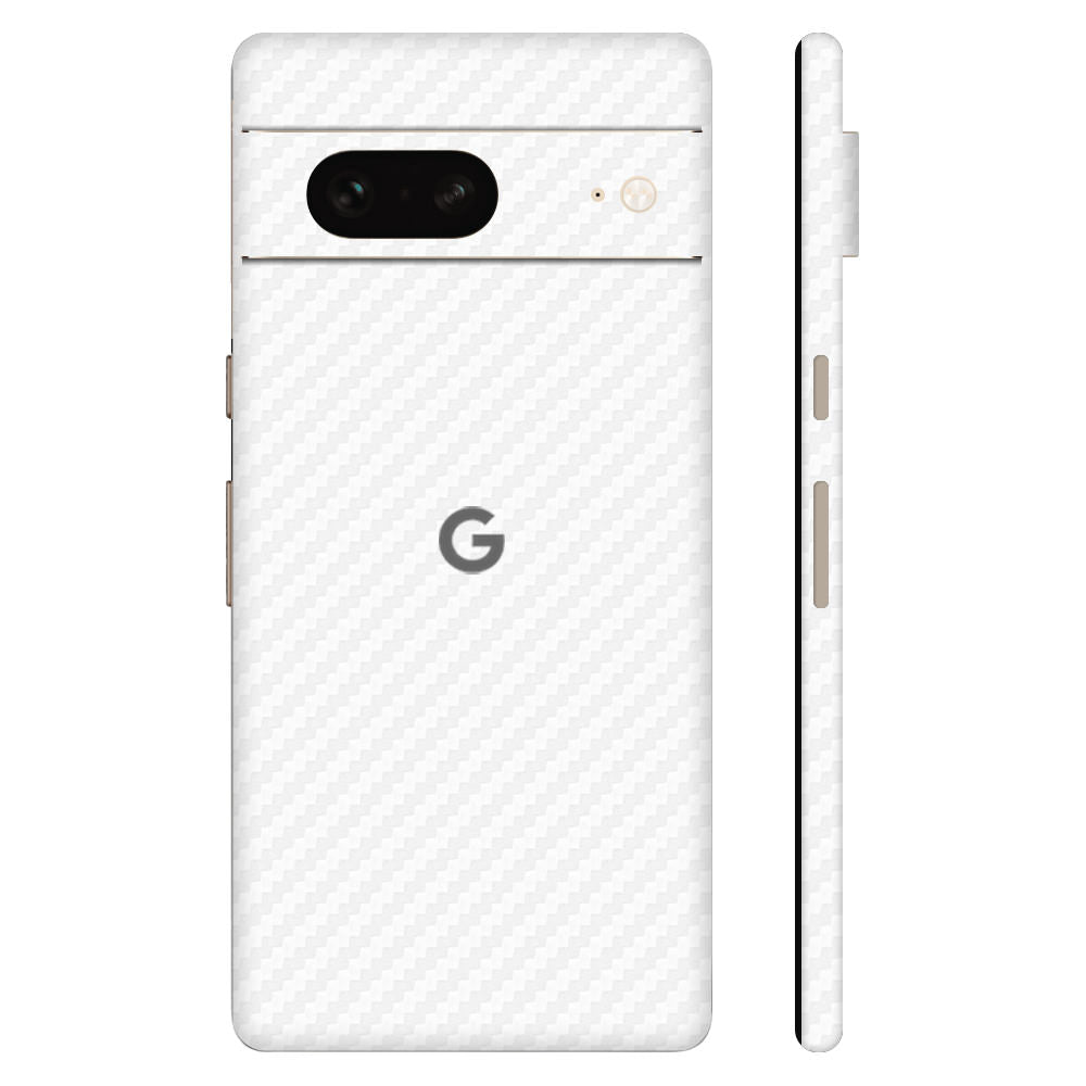 Pixel7a ホワイトカーボン 全面カバー