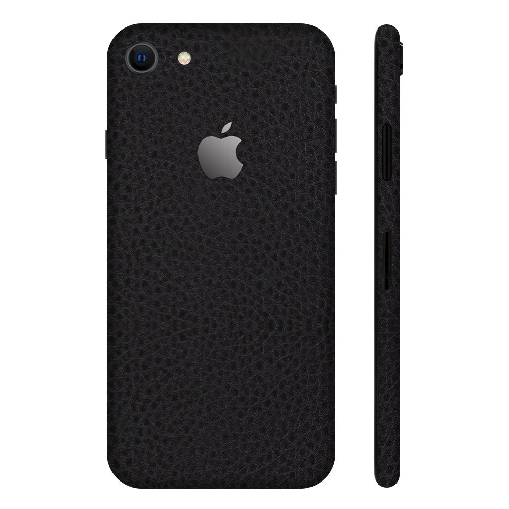 iPhone8 Black Leather Full Surface Cover