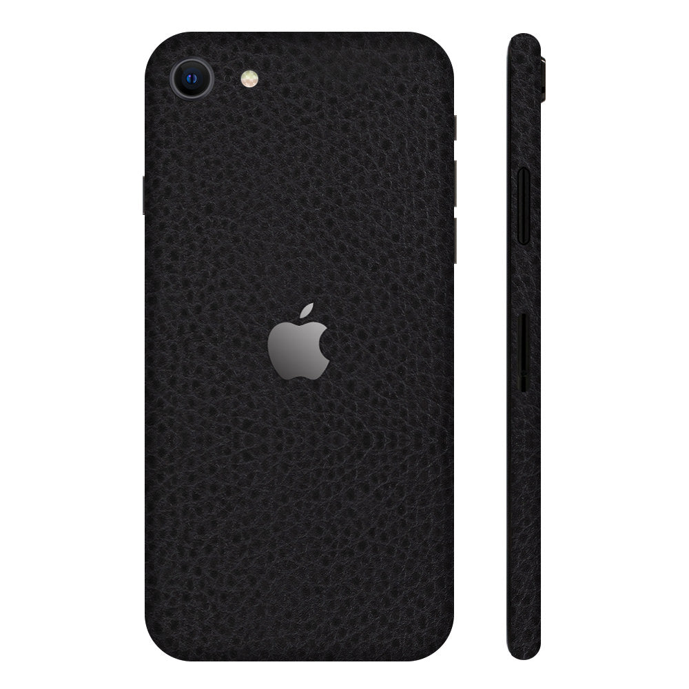 iPhoneSE 2nd Generation 3rd Generation Black Leather Full Cover